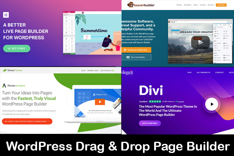 WordPress Drag & Drop Page Builder